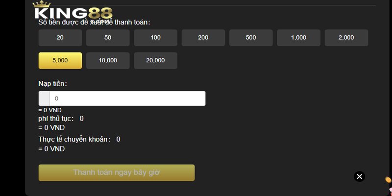 Điều khoản sử dụng 4 Phương thức nạp rút