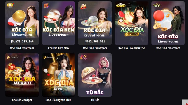 Xóc đĩa King88 với giao diện hiện đại và tốc độ xử lý ổn định.